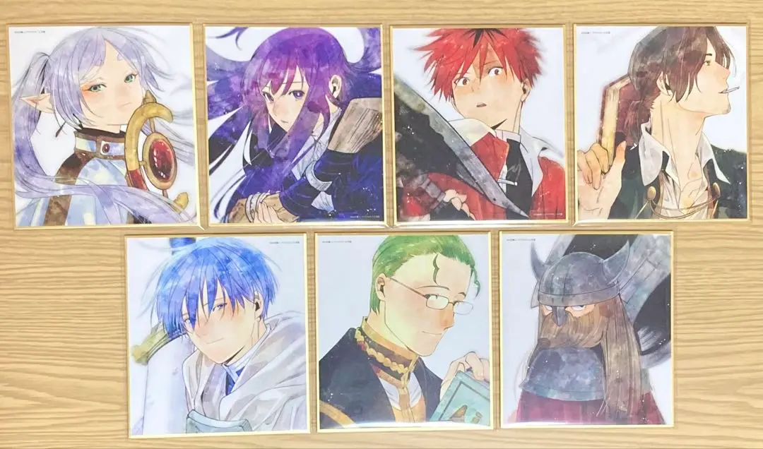 葬送のフリーレン 特典 アベツカサ先生描き下ろしミニ色紙 2種 新品 葬送のフリーレン 特典 アベツカサ先生描き下ろしミニ色紙