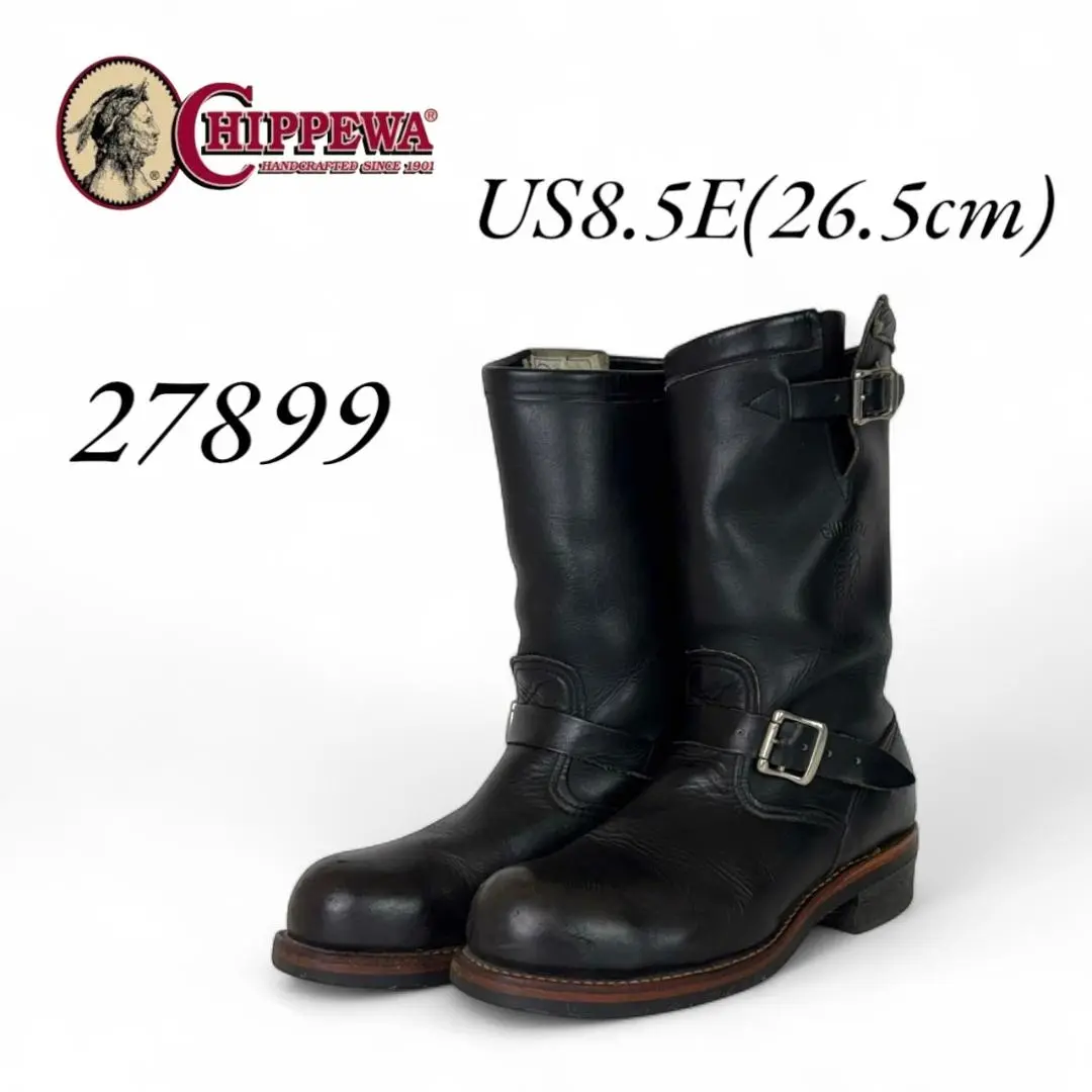CHIPPEWA　チペワ　27899 エンジニア　美品　8 1/2E チペワ エンジニア 27899 PT91 黒タグ | HOPESMORE