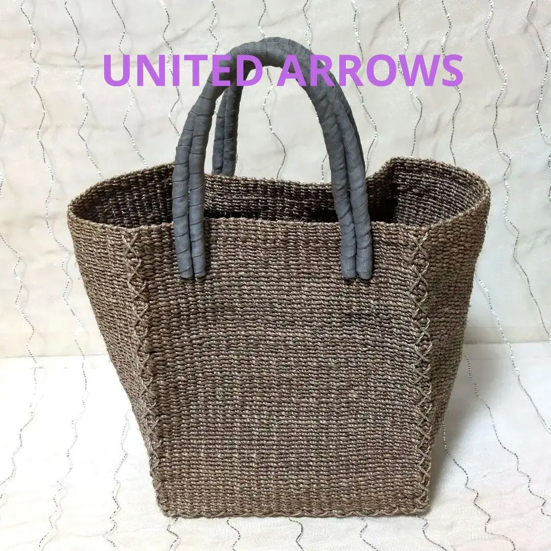 UNITED ARROWS UWCS ABACA アローズ　カゴバッグ UNITED ARROWS（ユナイテッドアローズ）の「UWSC ABACA スクエア