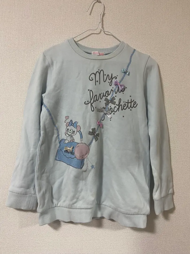 Thumbnail of Mezzo Piano top, light blue, size 140