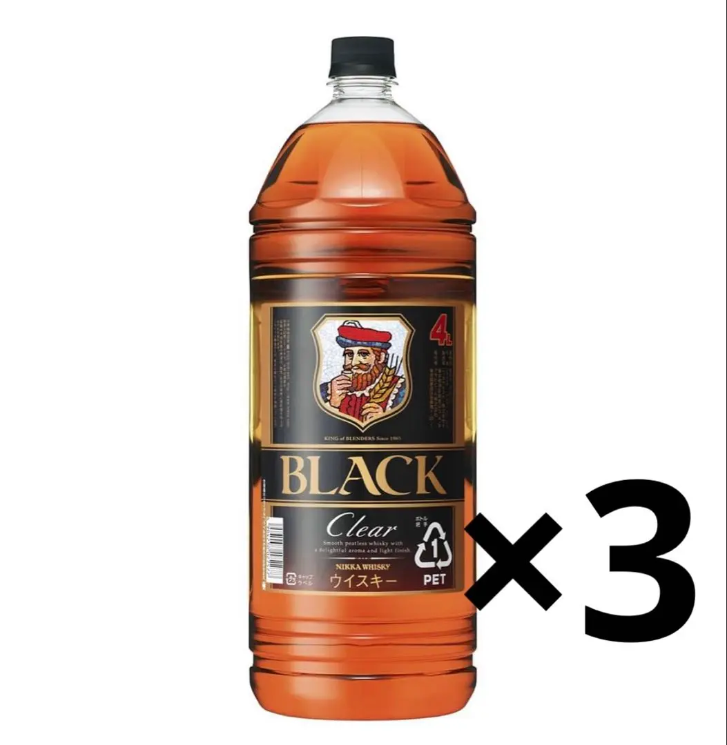 ブラックニッカ　４L　２本 楽天市場】ブラックニッカ 4l 4本の通販