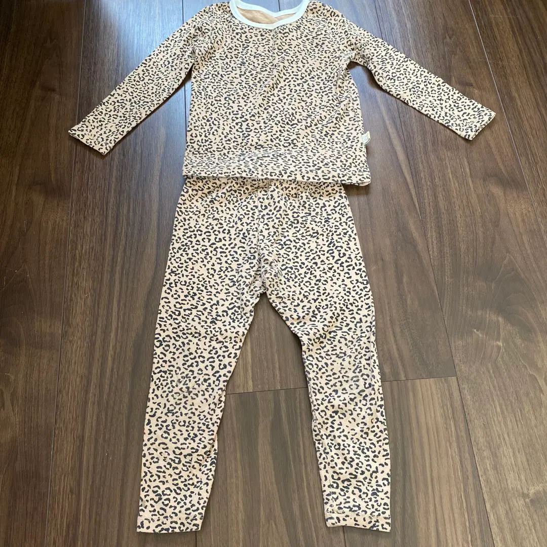 Thumbnail of Korean children's clothing set Leopard print 80-90cm