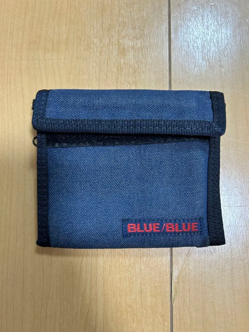 ポーターハリウッドランチマーケットBLUE BLUE 二つ折り財布デニム