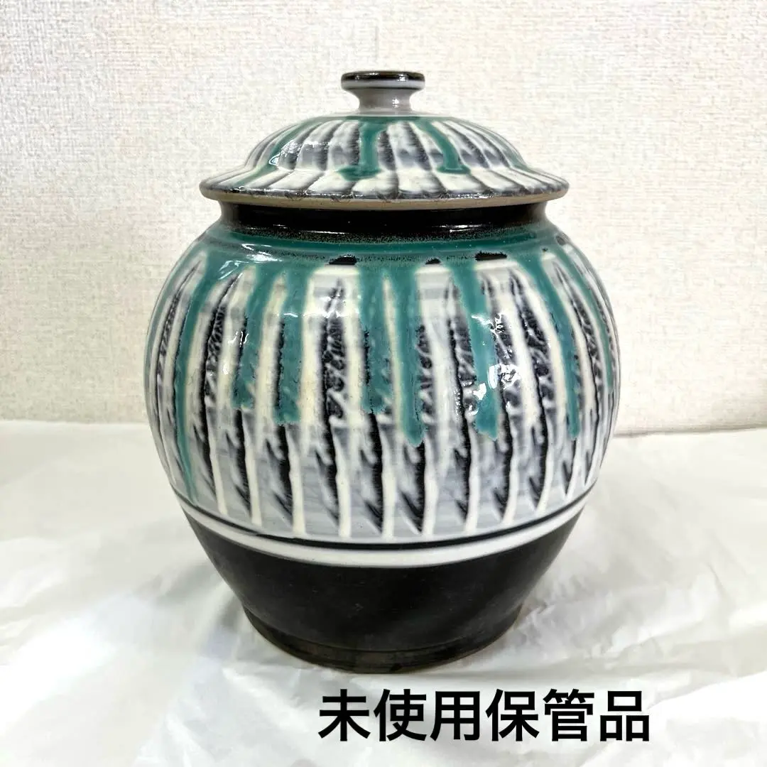 島根県　宮内窯　石見焼　石州窯　漬物　味噌　壺 石州石見焼 塩壺 味噌壺 漬物壺 東京 うつわのわ田 | 花器・壺