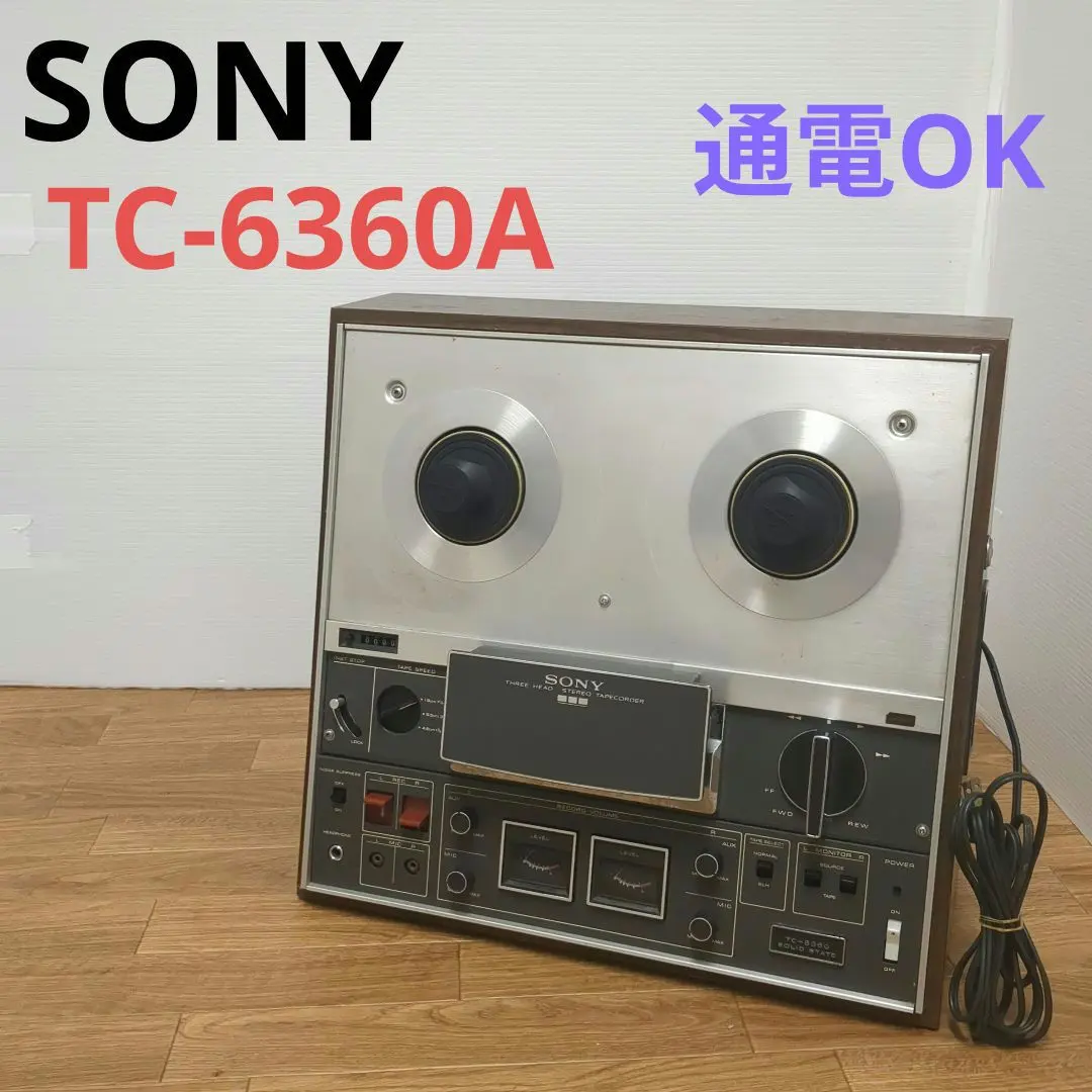 通電OK ソニー　SONY TC-6360A オープンリールデッキ　ジャンク SONY テープコーダー TC-6360A オープンリールデッキ ジャンク