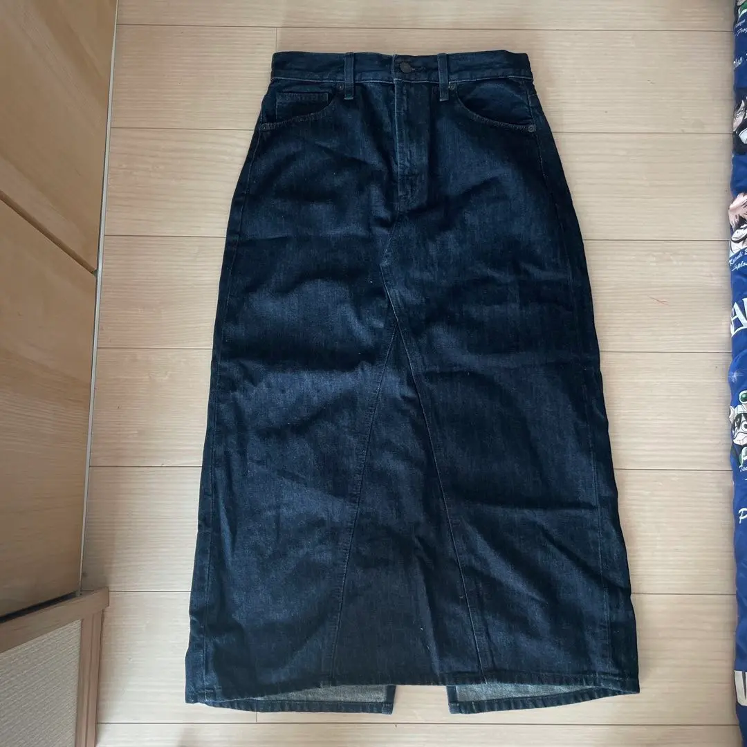 Thumbnail of Denim Panel Long Skirt