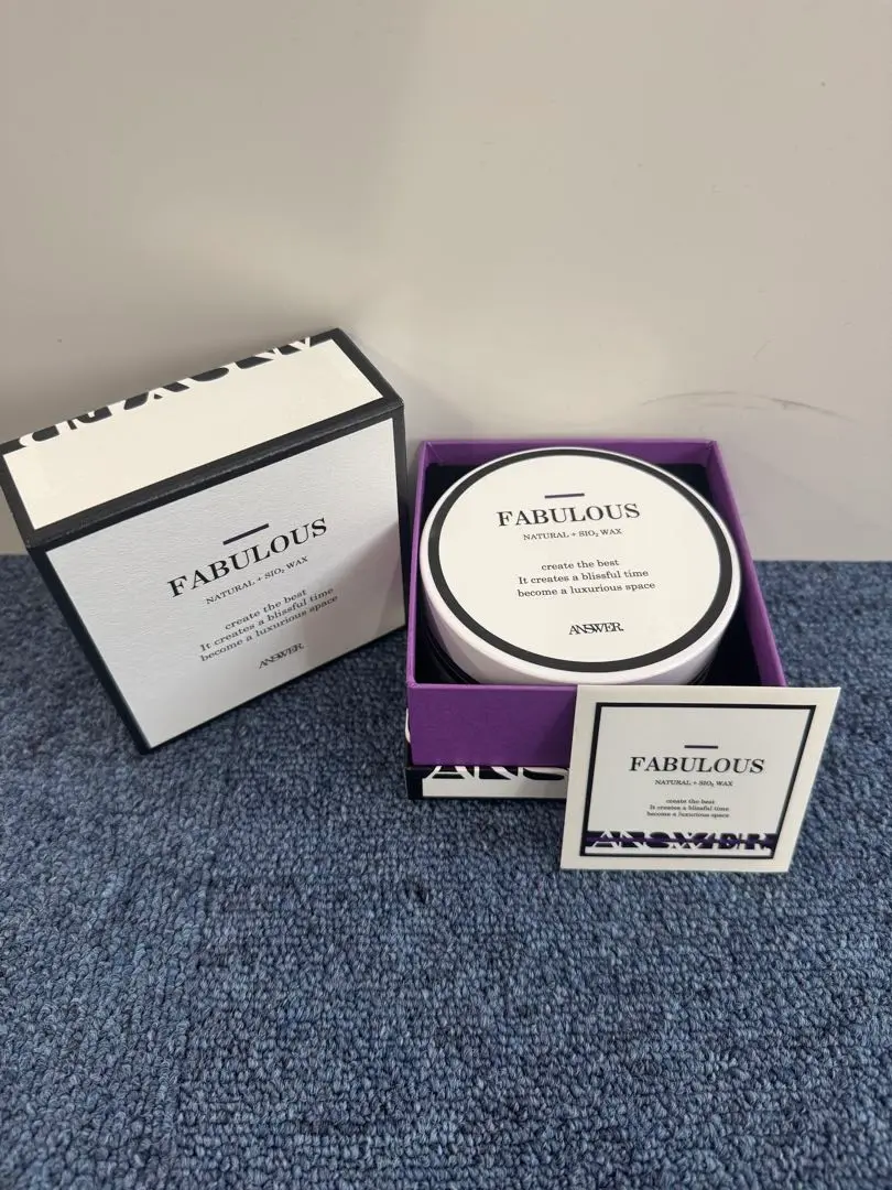 ア*ド様 ANSWER 【 FABULOUS 】ワックス　ファビュラス　中古品 ア*ド様 ANSWER 【 FABULOUS 】ワックス ファビュラス 中古品