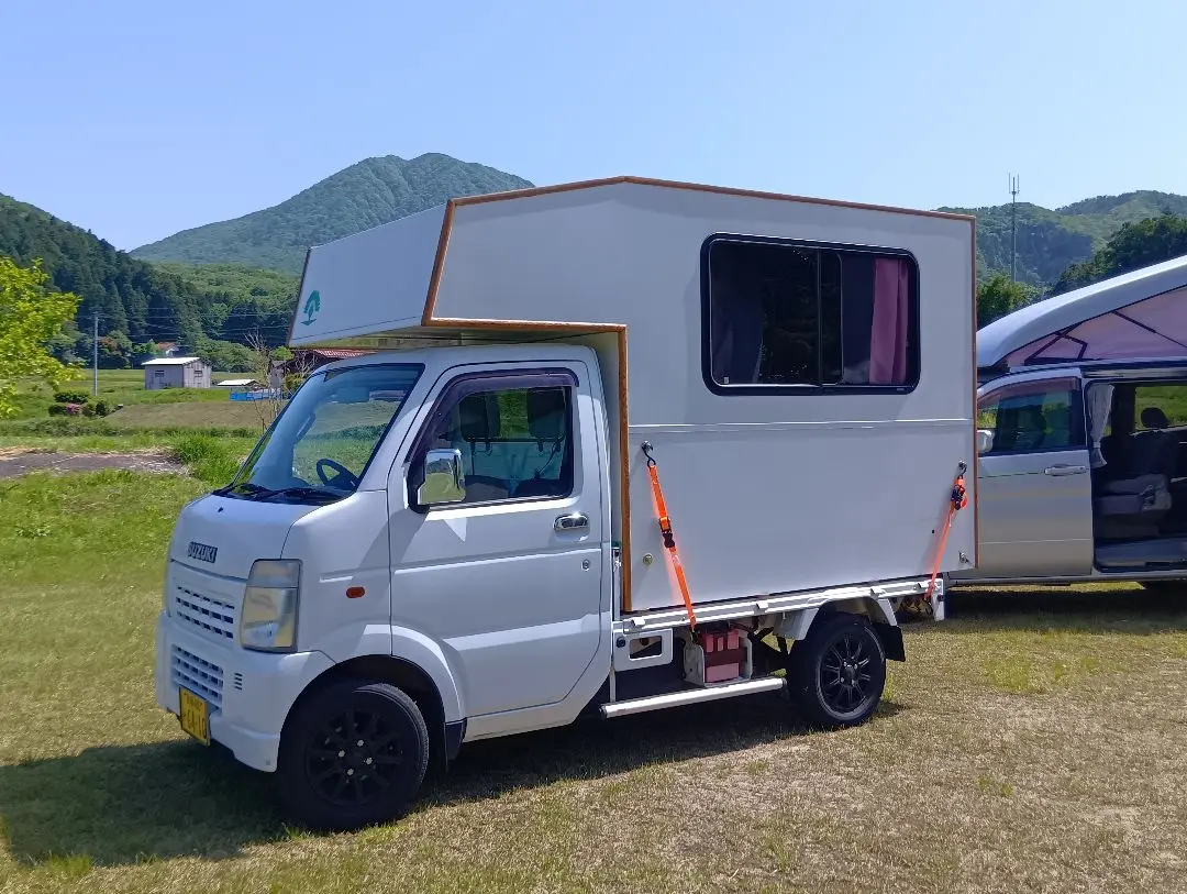 旧規格軽トラ冷凍箱デコトラ　ジャンボ　サンバー　ミニキャブ　キャリー車中泊シェル 旧規格軽トラ冷凍箱デコトラジャンボサンバーミニキャブキャリー