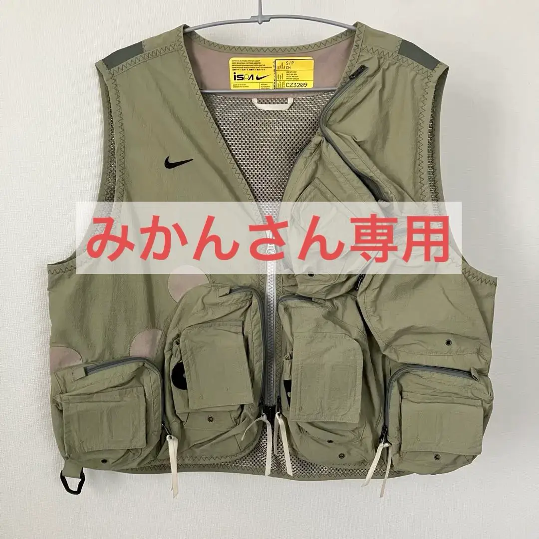 Nike × ISPA メッシュ ベスト グレー L/XL Nike × ISPA メッシュ ベスト グレー L/XL - メルカリ