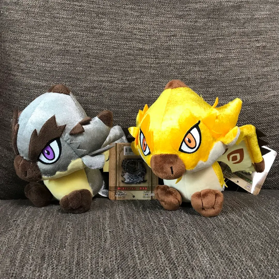 モンスターハンター　リオレウス希少種　リオレイア希少種　デフォルメ　ぬいぐるみ モンスターハンター デフォルメぬいぐるみ リオレウス希少種
