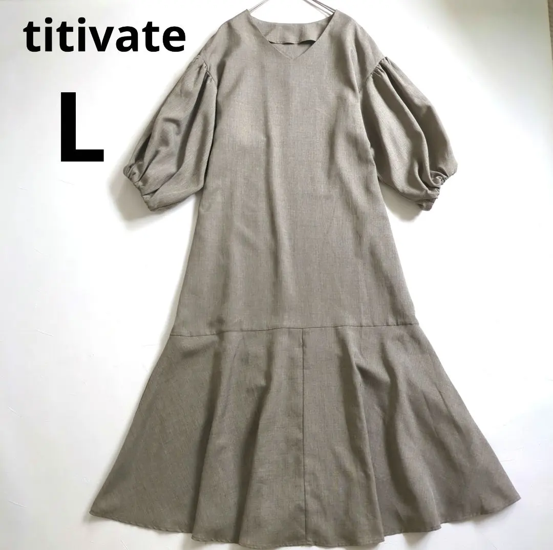 Thumbnail of titivate Mermaid Line Maxi Dress Volume Sleeve L