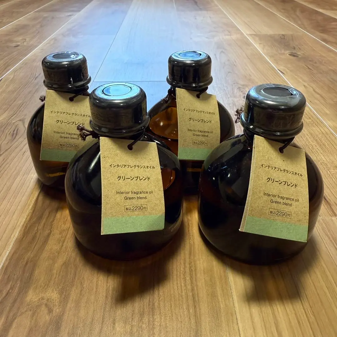 無印　インテリアフレグランスオイル グリーン200ml 4本　新品未使用 インテリアフレグランスオイル グリーン（詰替用） | 無印良品