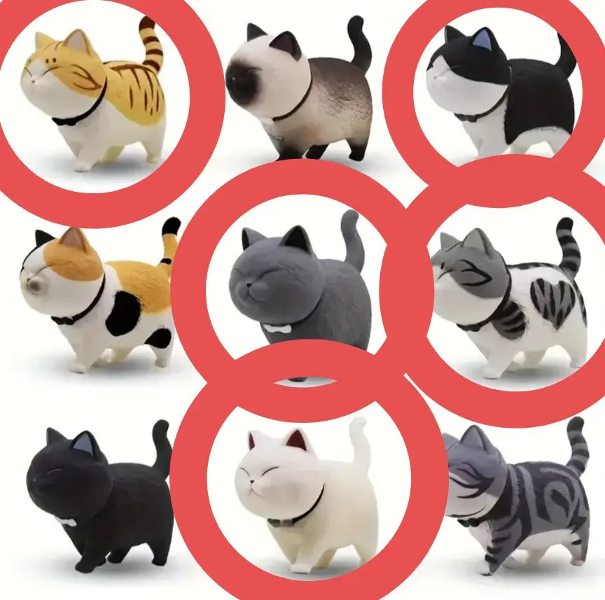 Thumbnail of [Decluttering] Cat Figurines ① Set of 5