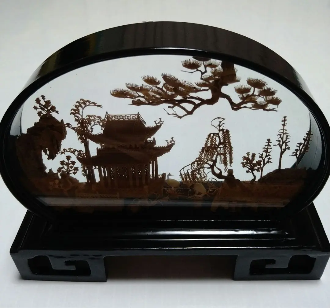 福建軟木画 コルク細工 中国 工芸 福建軟木画 コルク細工 中国 工芸 - メルカリ