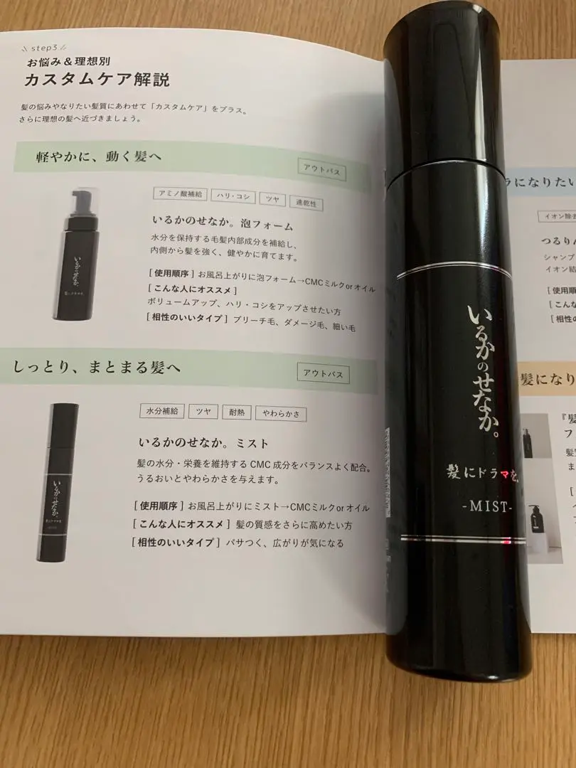 いるかのせなか　ミスト　新品2本 Amazon | 髪にドラマを つるりんちょ ヘアミスト いるかのせなか
