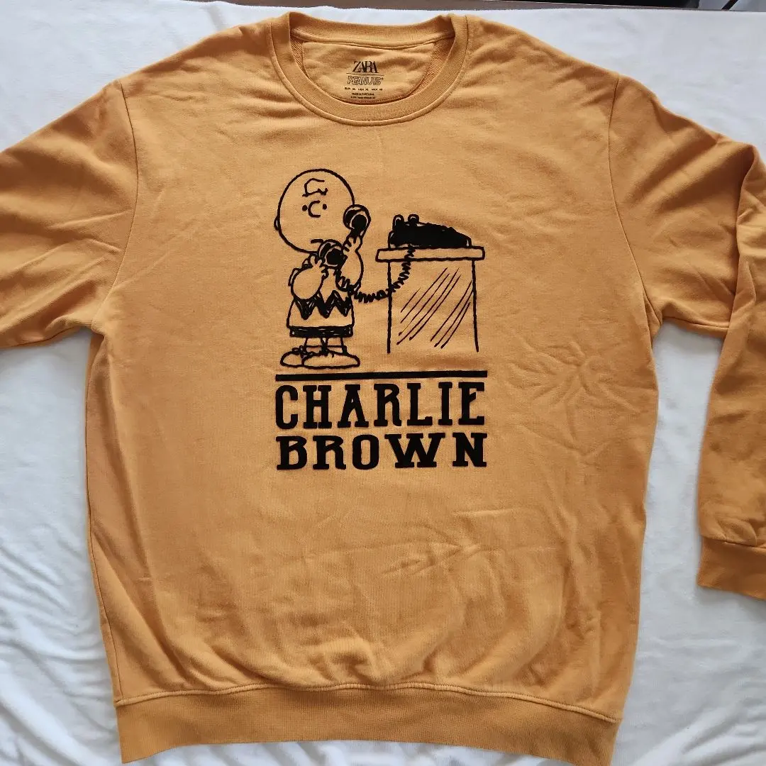 Thumbnail of ZARA x Peanuts Charlie Brown Sweatshirt Oversized XL