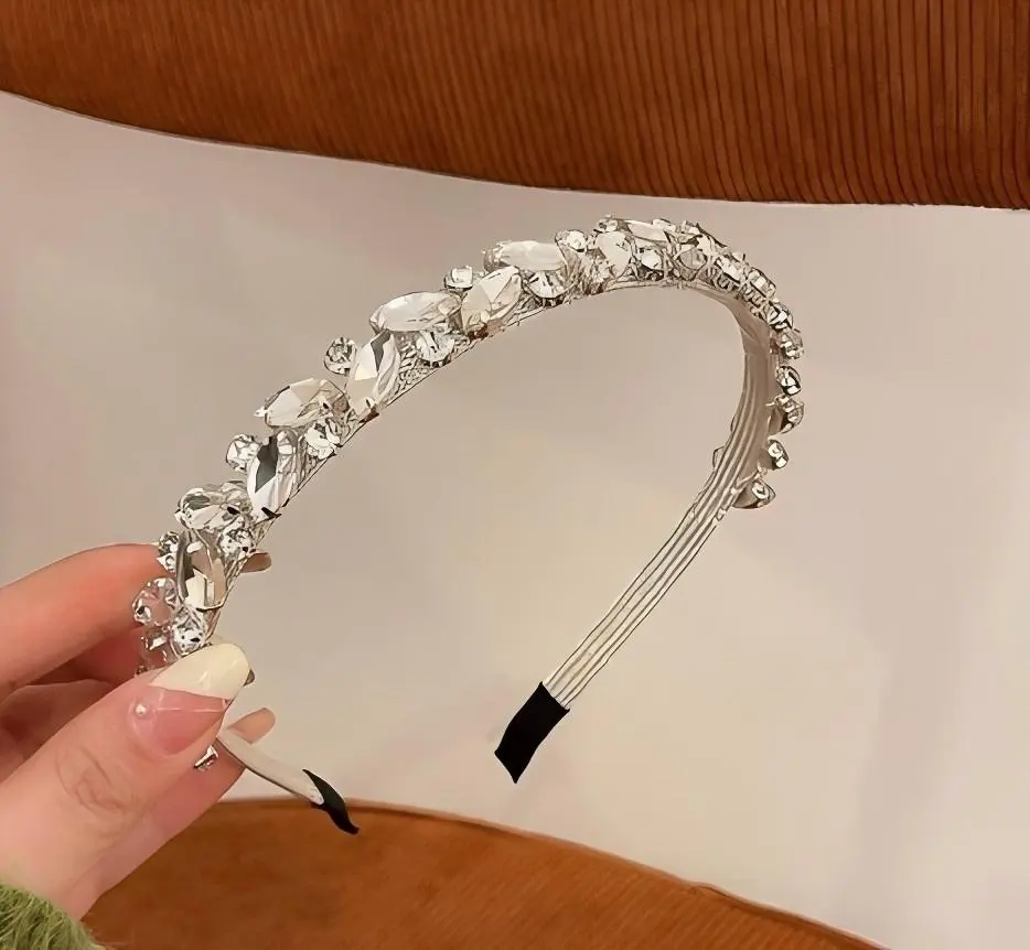 Thumbnail of Headpiece Hair Accessories Tiara Pearl Flower Crown Wedding