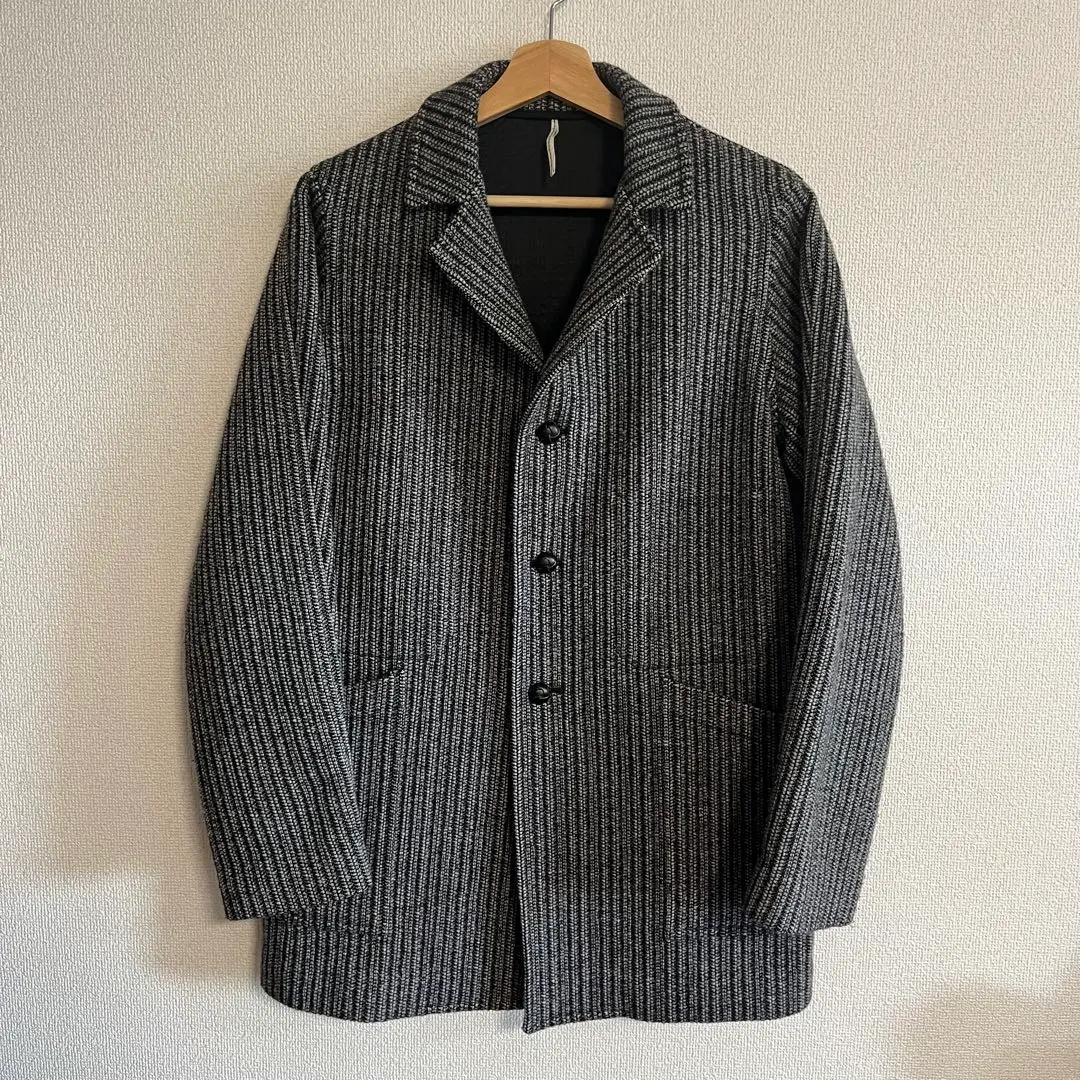 ロ*ク様 ⭐最終値下⭐M's Braque Check Chester Coat 2025年最新】ms braque メンズ チェスターコートの人気アイテム