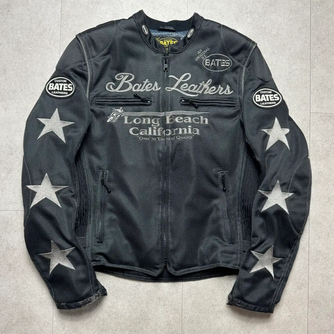 BATES 70s ライダースジャケット　レザージャケット 70s BATESベイツ パッド入り シングルライダース レザー