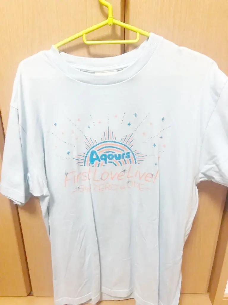 新品未開封 Aqours 1st ラブライブ!サンシャイン‼︎ Tシャツ ラブライブ！サンシャイン!! Aqours First LoveLive! 〜Step