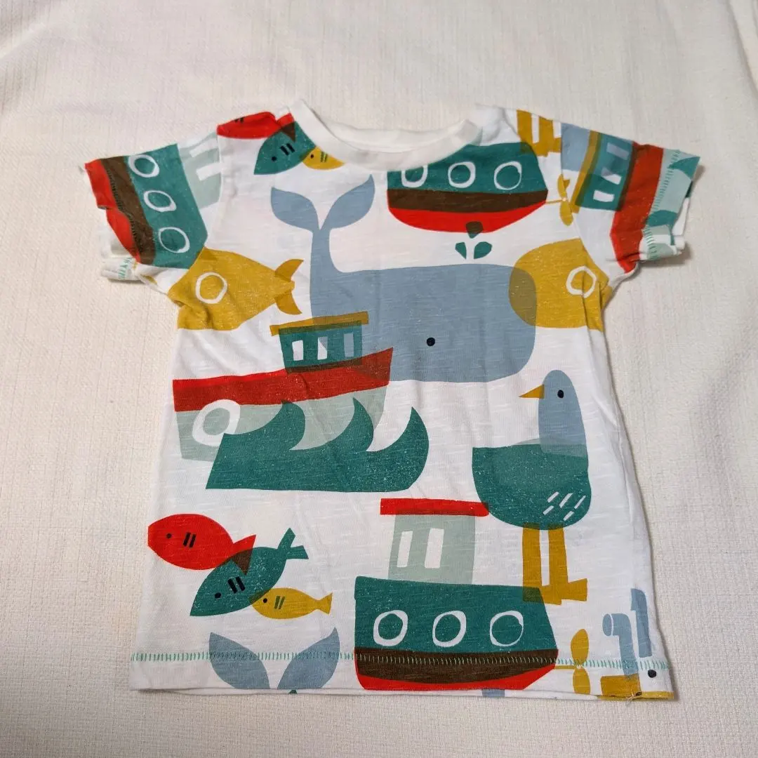 Thumbnail of Short Sleeve T-Shirt Whale Marine Life Marine Pattern / Next Baby