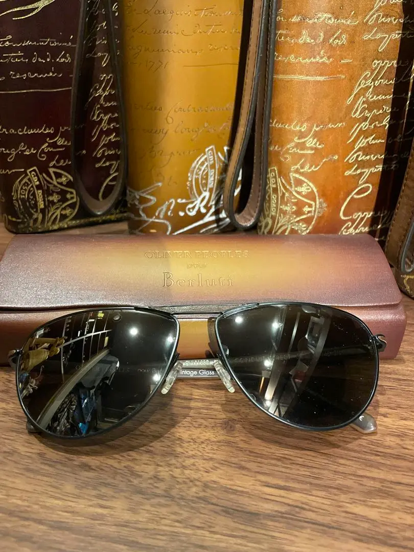 OLIVER PEOPLES ✖️Berluti サングラス 正規品未使用 2025年最新】Berluti メンズ サングラスの人気アイテム - メルカリ