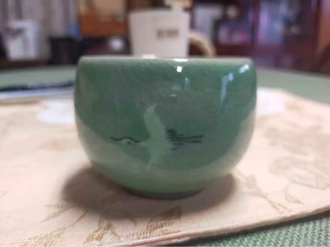 奇泉窯　朴世琦　芋形　水指　茶道具 奇泉窯 朴世琦 芋形 水指 茶道具