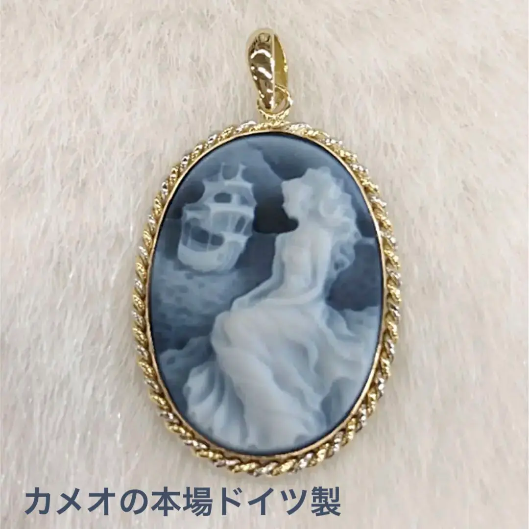 美品カメオ☆ドイツのイーダー・オーバーシュタインより〖メノウカメオ〗 カメオクオリティ高いドイツのイーダー・オーバーシュタインより