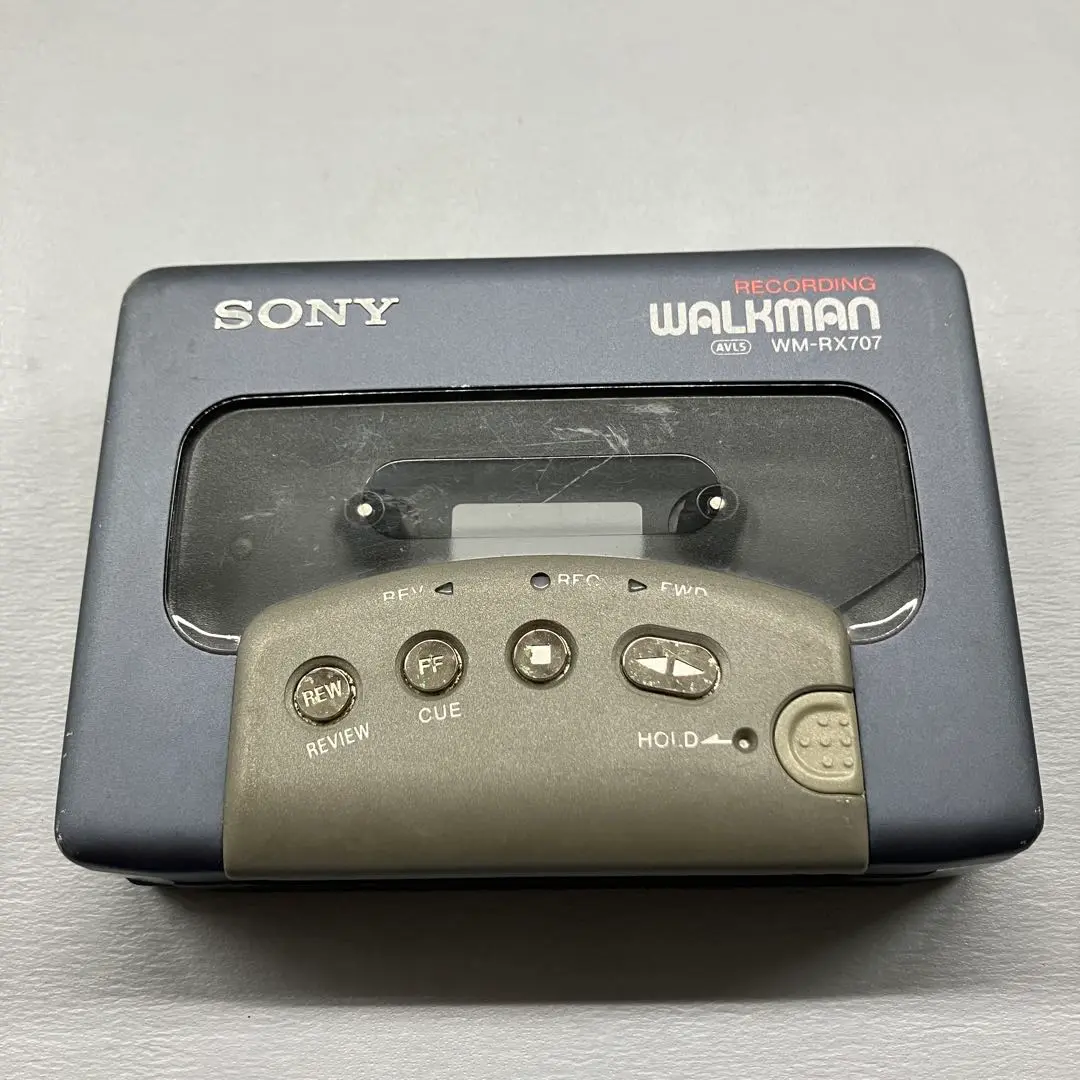 SONY WALKMAN 録再機 カセットウォークマン WM-RX707 SONY WM-RX707 Recording WALKMAN Long-term storage overhauled