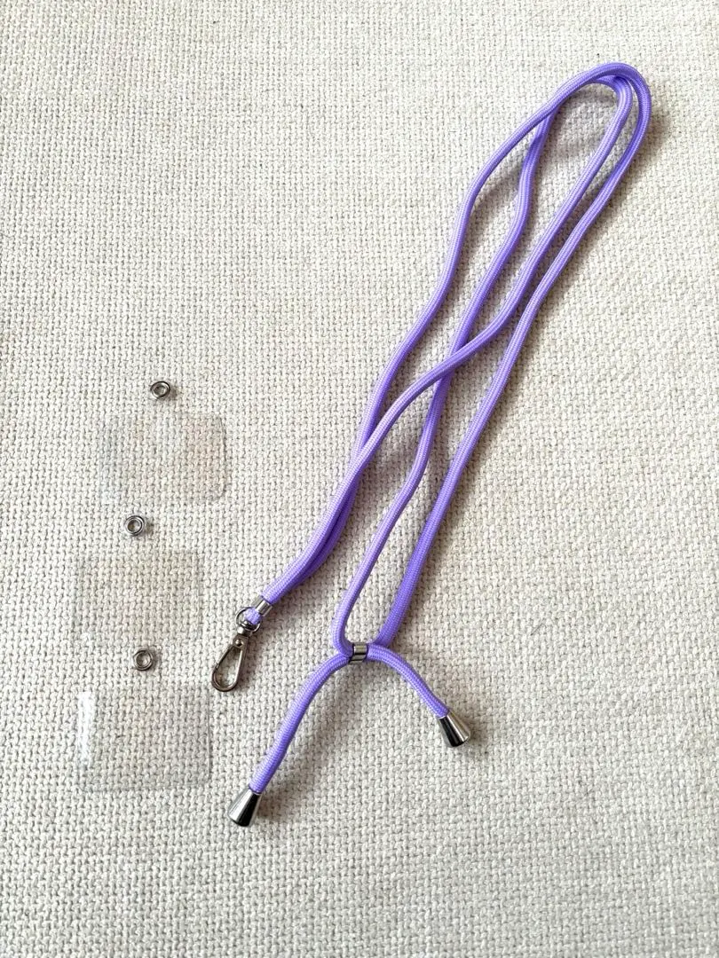 Thumbnail of Smartphone Shoulder Strap, Lightweight Neck/Crossbody, 3 Holders, Purple