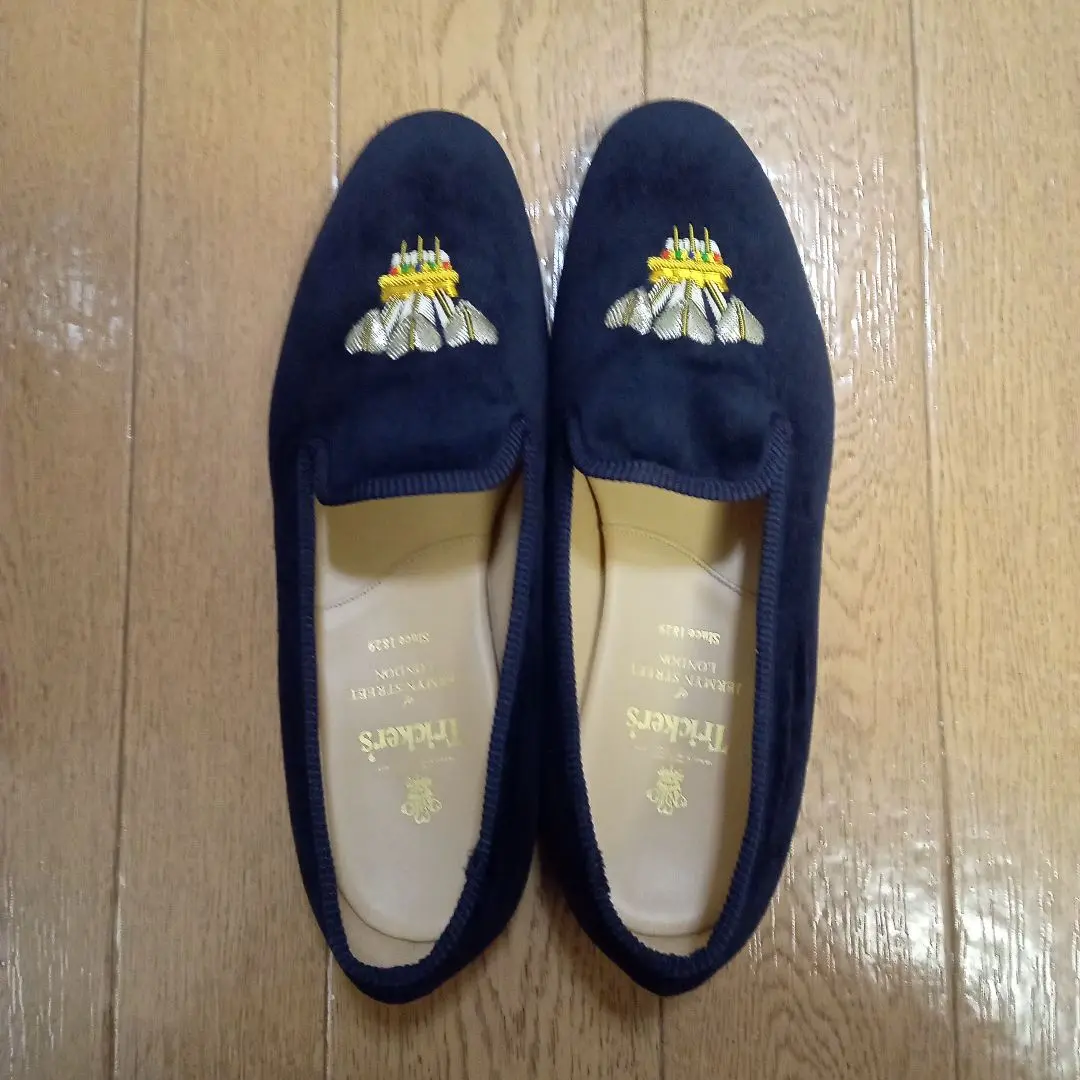 ✨美品トリッカーズ オペラシューズ リボン ローファー