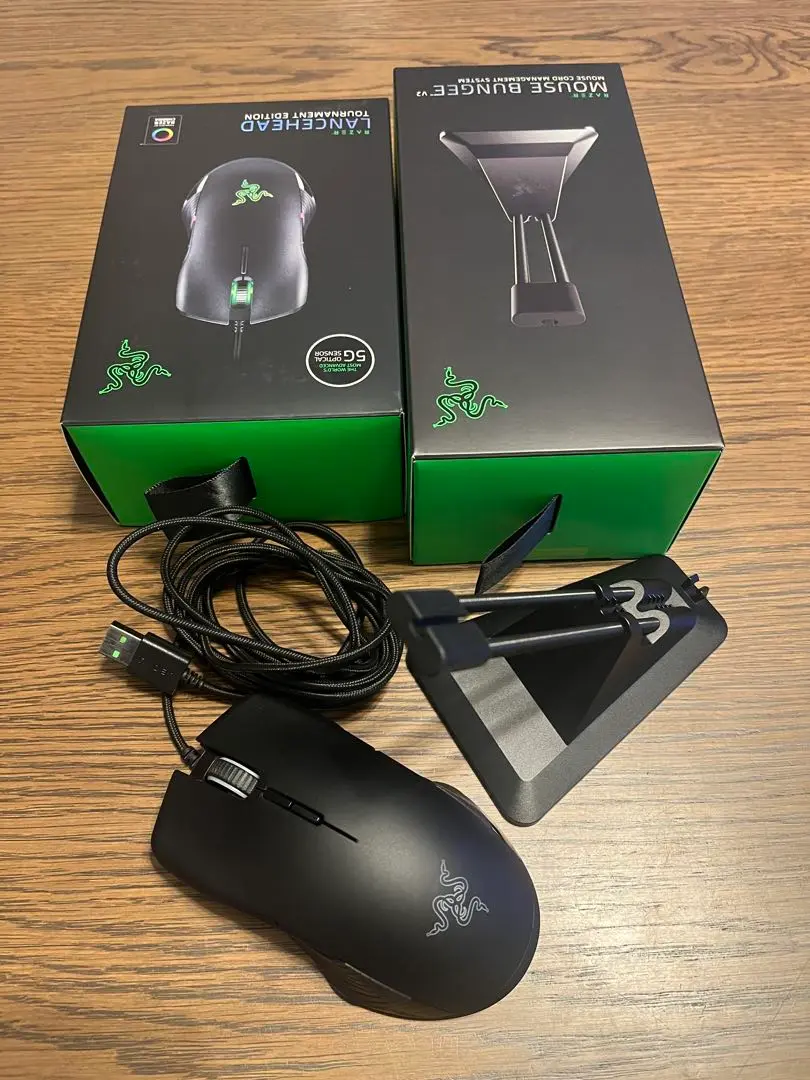 【中古】Razer lancehead 無線マウス　ワイヤレス Razer Lancehead Tournament Edition Wired RGB 16000 DPI