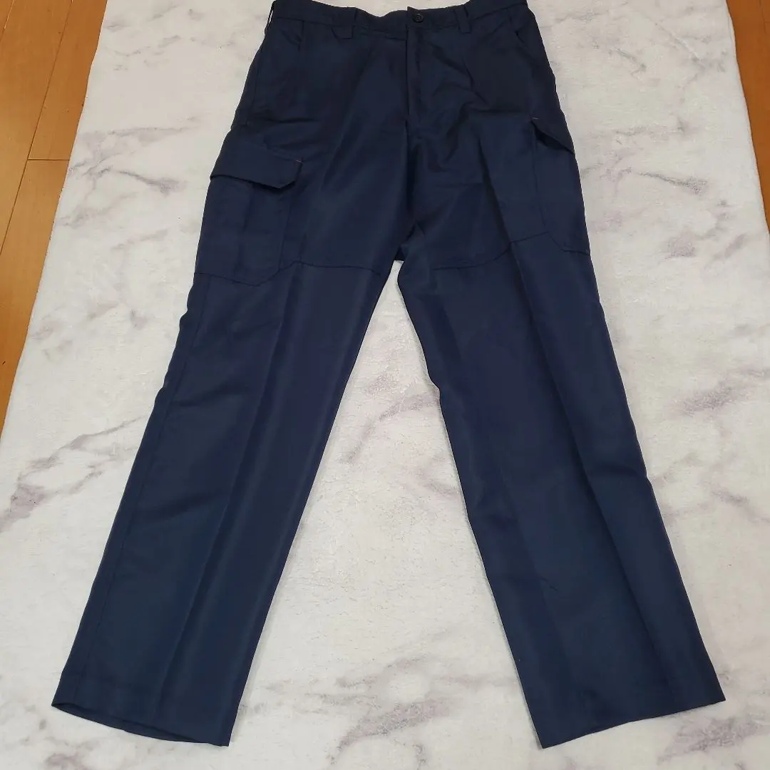 Thumbnail of Navy cargo pants with multiple pockets