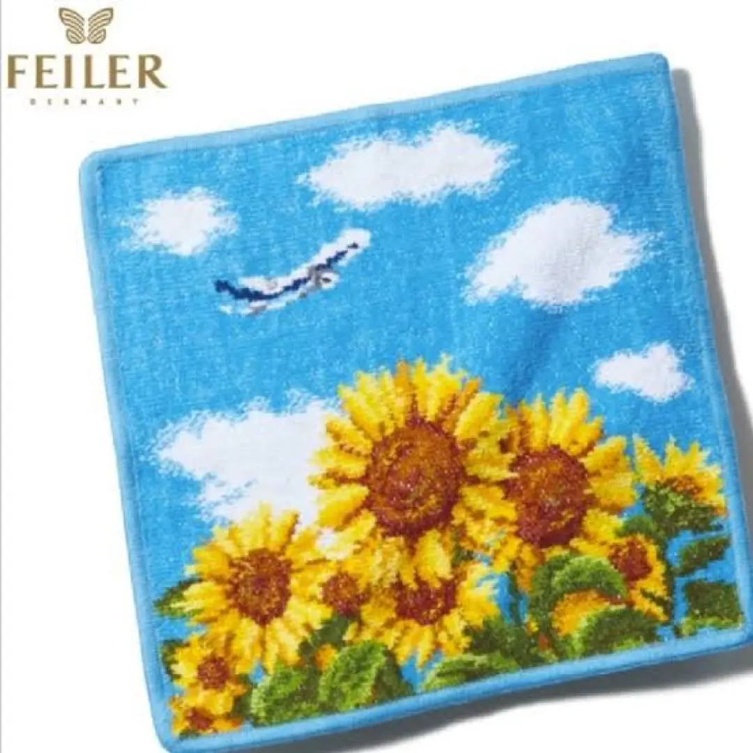 ANA機内販売FELLER シェニールタオルハンカチ 2枚セット ピンク・青 ANA機内販売FELLER シェニールタオルハンカチ 2枚セット ピンク・青