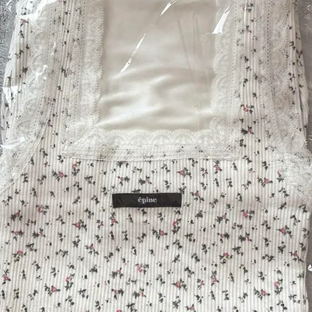 épine lace rib 2way top エピヌ épine lace rib 2way top（3color） | épine