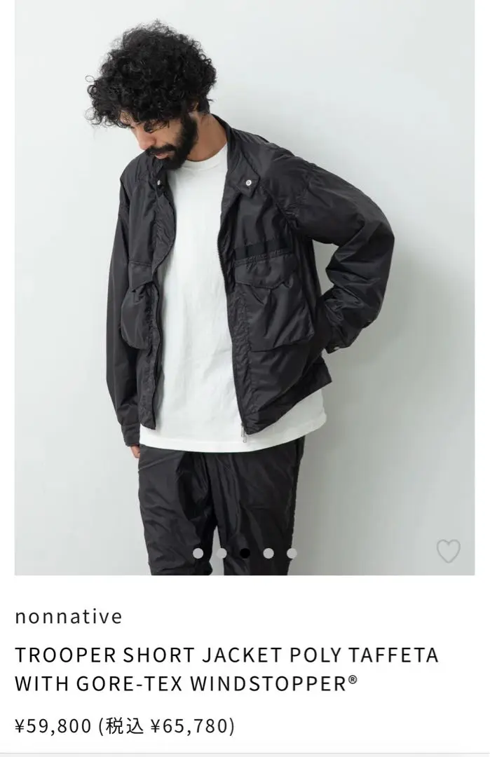 ジャケット・アウター nonnative 24aw TROOPER SHORT JK GORETEX nonnative - ノンネイティブ / TROOPER SHORT JACKET POLY
