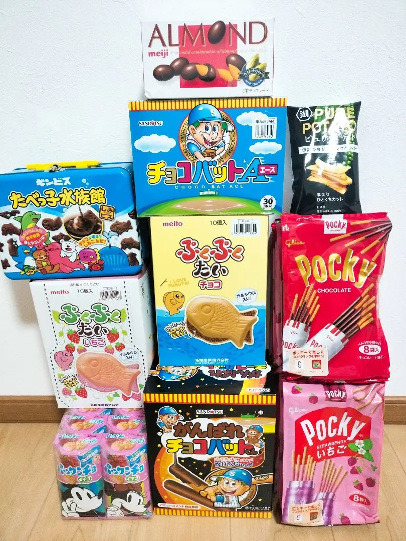 大人気 チョコバット スナック菓子等21点まとめ売り アミューズメント景品 大人気 チョコバット スナック菓子等21点まとめ売り