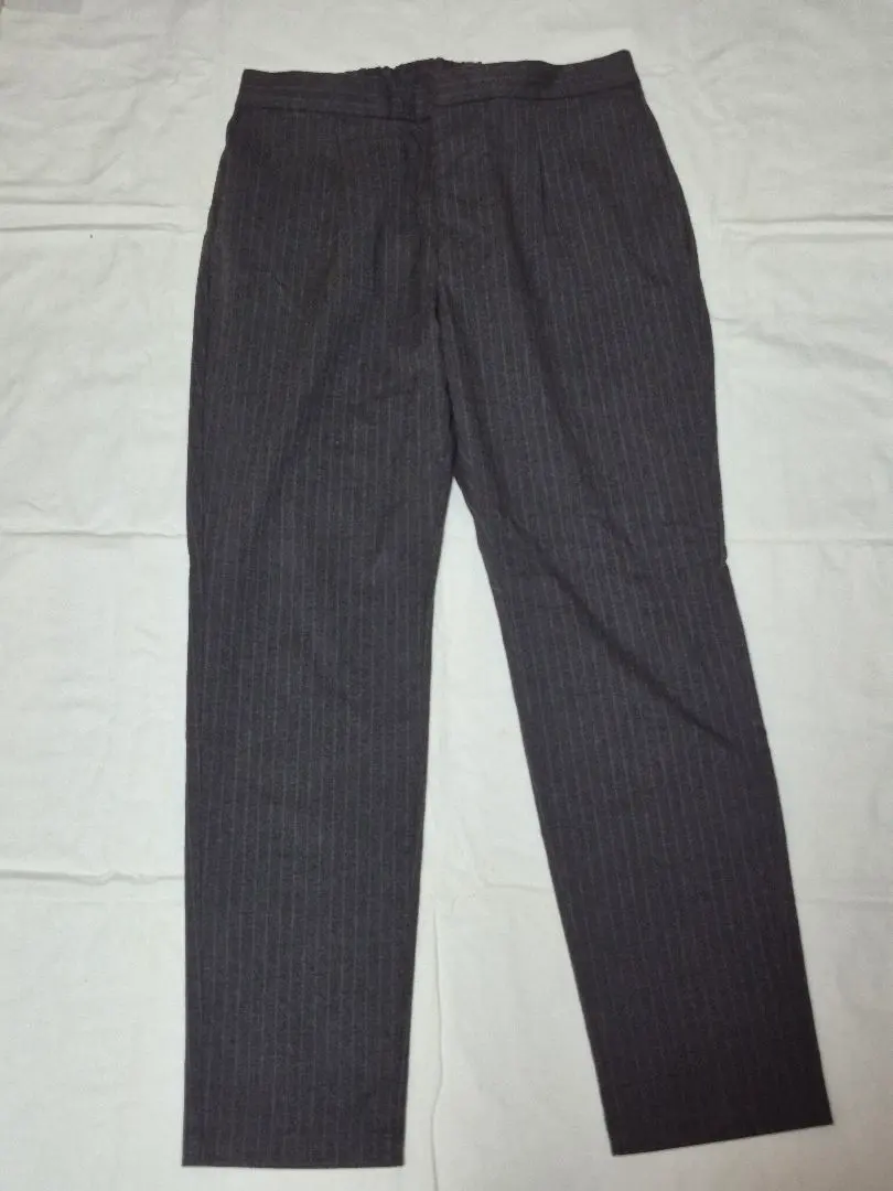 Thumbnail of BEAUTY&YOUTH Dark Gray Striped Slacks
