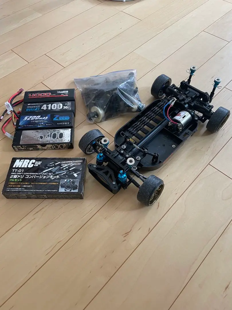 3レーシング　Mシャーシ　コンバージョンキット　タミヤ　TT-01用　未走行 3RACING