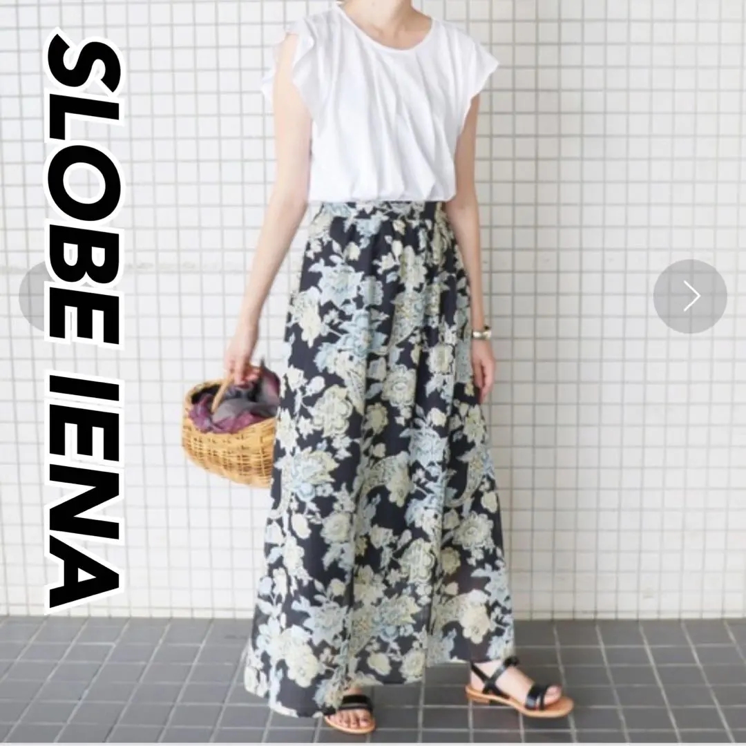 Thumbnail of Slobe Iena, Retail Price: 14,300 yen, Paisley Flower Long Skirt, Size 38