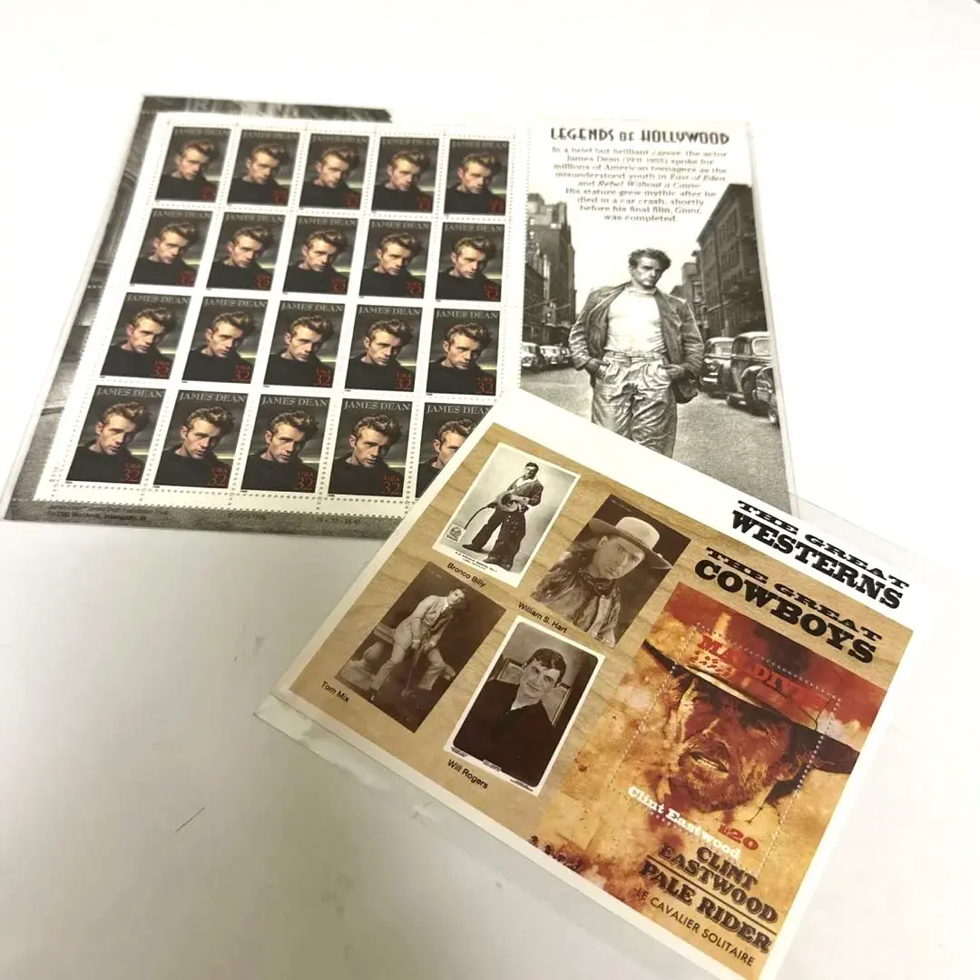 James Dean 切手シート　レア James Dean Stamp Sheet for sale | eBay