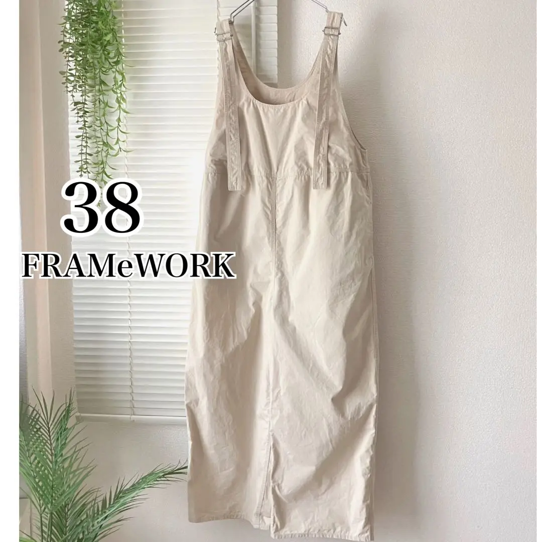 2024SSフレームワークFRAMeWORKコンパクトウェザーサロペット FRAMeWORK（フレームワーク）の「≪追加≫コンパクトウェザー