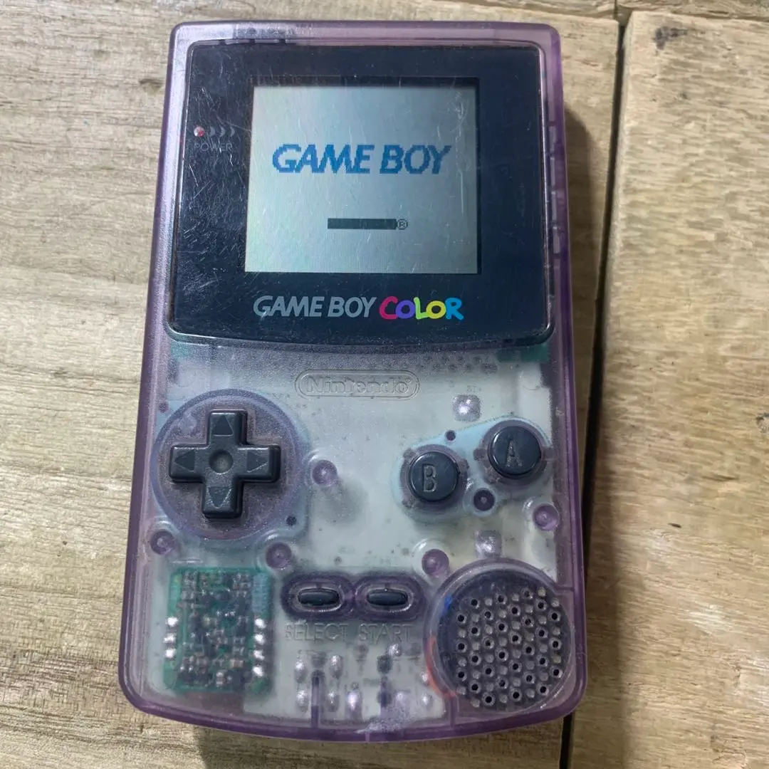 Thumbnail of Working Game Boy Color GAME BOY COLOR Clear Purple Console