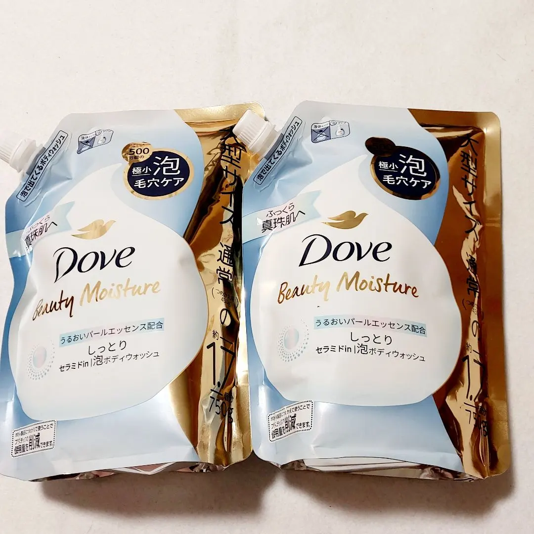 多芬 DOVE 美肌水潤 沐浴泡泡 滋潤型 2袋 的縮圖