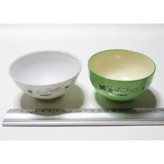 Thumbnail of Plastic rice bowl set with character