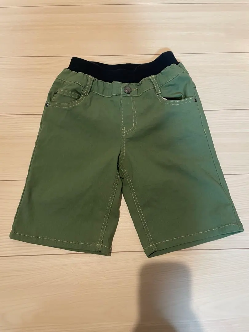 Thumbnail of Olive Green Half Pants 140