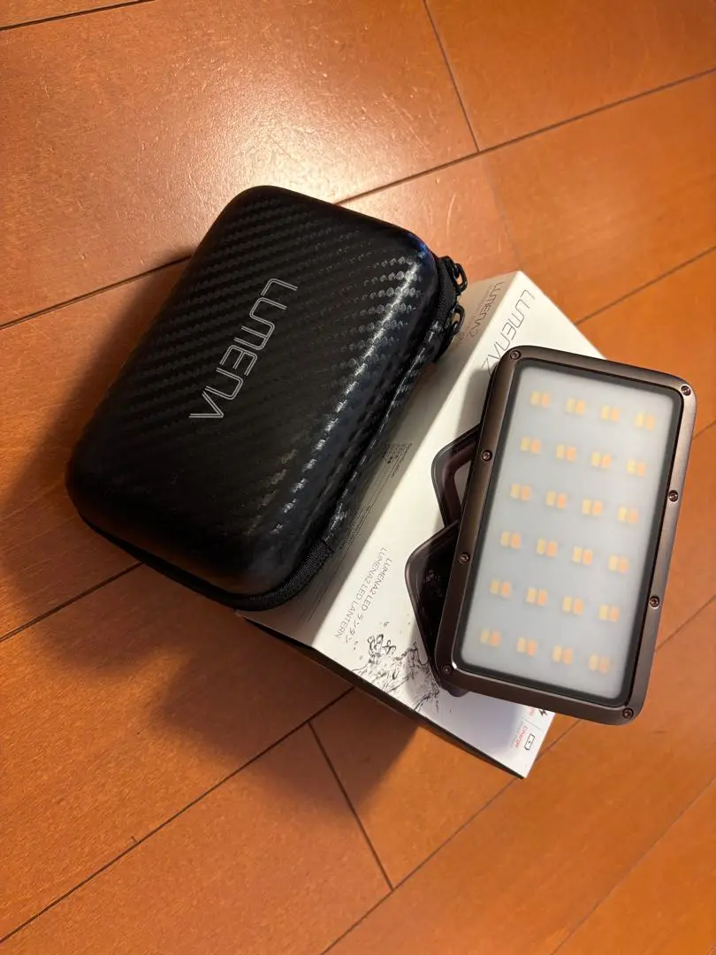 LUMENA メタルブラックLEDランタン キャリングケース等付属 LUMENA メタルブラックLEDランタン キャリングケース等付属