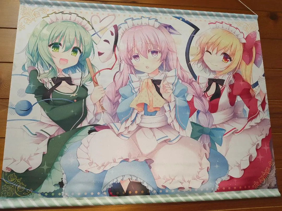 Thumbnail of Touhou Project Flandre, Koishi, Kokoro tapestry, illustrated by Asuka Iroya