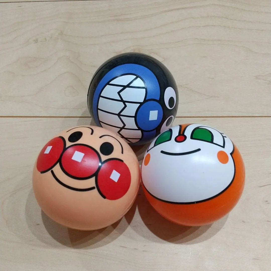 Thumbnail of Anpanman, Baikinman, Dokin-chan Face Ball