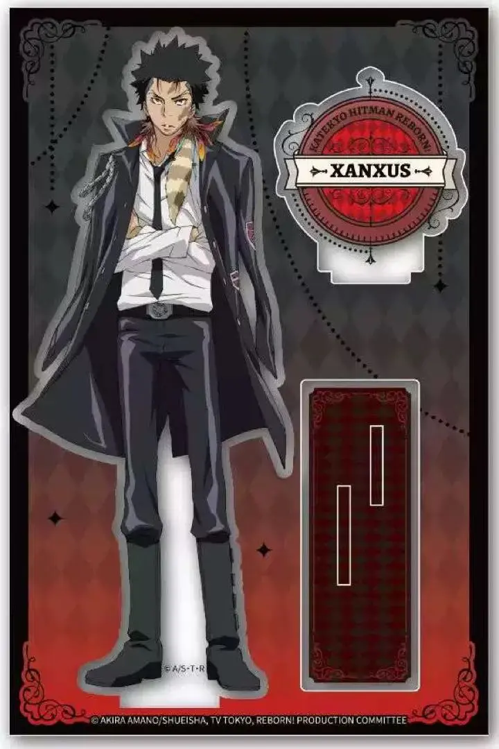 reborn アクリルフィギュアコレクション　中国　ディーノ　XANXUS REBORN! アクリルフィギュア&チャームコレクション XANXUS
